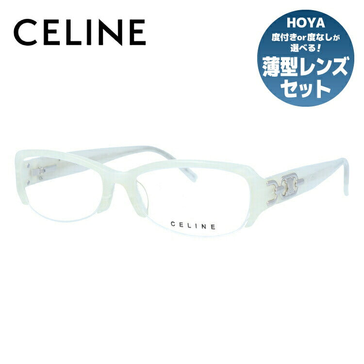 セリーヌ CELINE メガネ フレーム 眼鏡 度付き 度なし 伊達 アジアンフィット VC1706M 07P5 52サイズ スクエア型 レ