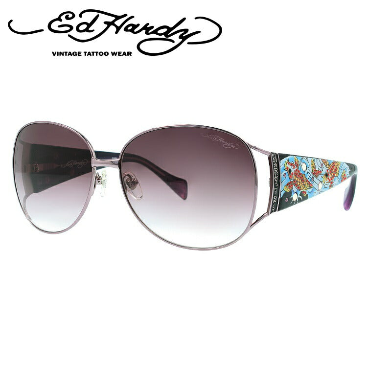 エドハーディー サングラス EdHardy コイフィッシュ KOIFISH LAVENDER メンズ レディース UVカット メガネ ブラン