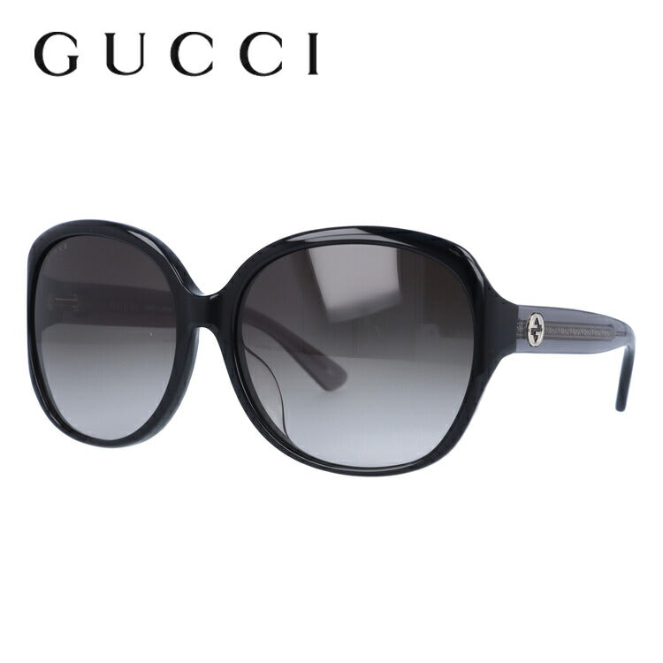 グッチ サングラス アジアンフィット GUCCI GG0080SK 002 61サイズ バタフライ ユニセックス メンズ レディース インタ