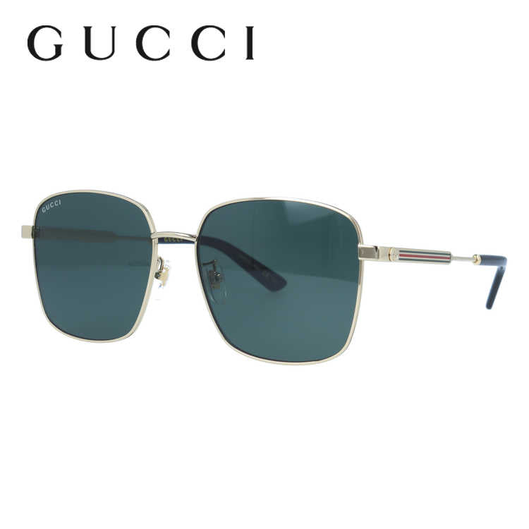 グッチ サングラス GUCCI GG0852SK 001 58サイズ スクエア 日本製