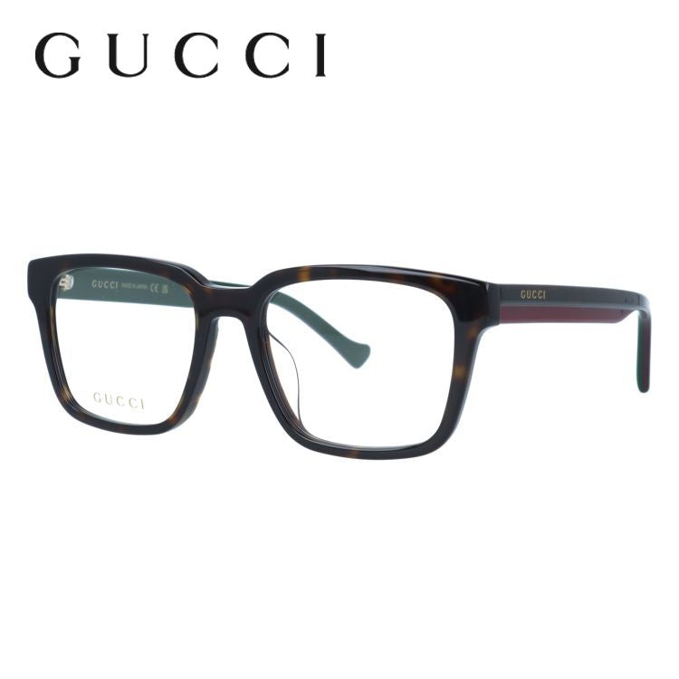 グッチ メガネフレーム 伊達メガネ アジアンフィット（フルフィット） GUCCI GG1306OA 002 54サイズ スクエア型 ユニセッ