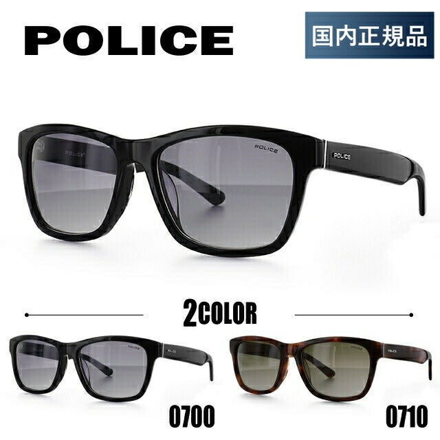 国内正規品】ポリス サングラス POLICE SPL028J 0700/0710 55 アジアンフィット べっこう メンズ UVカット ラ