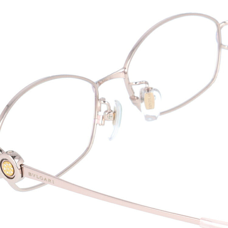 国内正規品】メガネ 度付き 度なし 伊達メガネ 眼鏡 ブルガリ BVLGARI BV2064TG 458 53 ピンク ダイヤモンド レデ