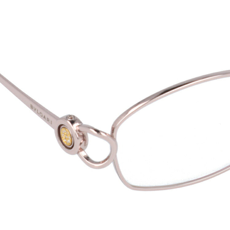 国内正規品】メガネ 度付き 度なし 伊達メガネ 眼鏡 ブルガリ BVLGARI BV2064TG 458 53 ピンク ダイヤモンド レデ