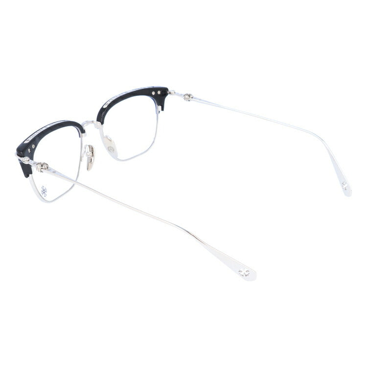 クロムハーツ メガネ 度付き 度なし 伊達メガネ 眼鏡 メガネフレーム CHROME HEARTS SLUNTRADICTION BK/SS
