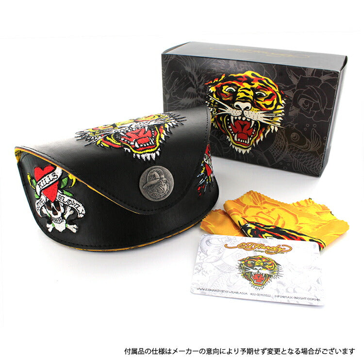 【国内正規品】エドハーディー サングラス アジアンフィット Ed Hardy ROSE 60サイズ スクエア型 ユニセックス メンズ レディース