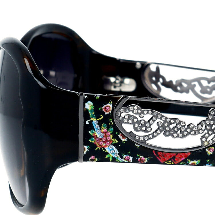 【国内正規品】エドハーディー サングラス アジアンフィット Ed Hardy EHA ROSE DAGGER 62サイズ バタフライ型 ユニセックス メンズ レディース