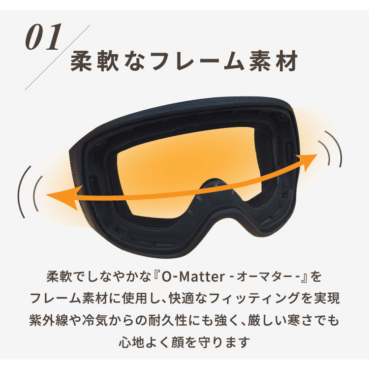 オークリー ゴーグル フライトトラッカーXM（M） プリズム スタンダードフィット OAKLEY FLIGHT TRACKER XM（M） OO7105-37 球面ダブルレンズ 眼鏡対応 メンズ レディース 曇り止め スポーツ スノーボード スキー 紫外線 UVカット ブランド プレゼント