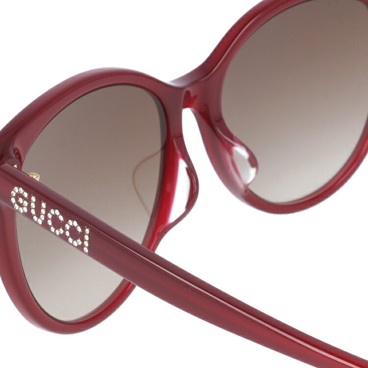 グッチ サングラス アジアンフィット GUCCI GG0729SA 003 56サイズ バタフライ ユニセックス メンズ レディース イタリア製 ラインストーン ラッピング無料