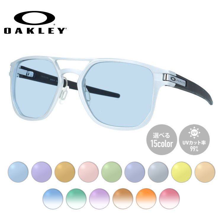 【選べるレンズ15色】オークリー 偏光 サングラス ラッチアルファ プリズム OAKLEY LATCH ALPHA OO4128-0153 53サイズ ヘキサゴン（ダブルブリッジ） 釣り ドライブ メンズ レディース モデル ラッピング無料