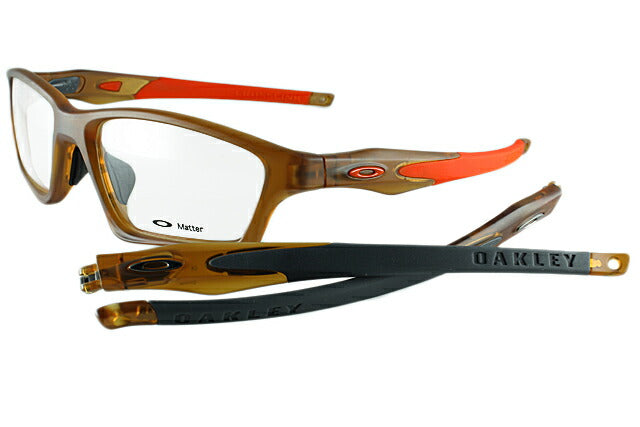 オークリー 眼鏡 フレーム OAKLEY メガネ CROSSLINK SWEEP クロスリンクスウィープ OX8033-0355 55 アジアンフィット スクエア型 スポーツ メンズ レディース 度付き 度なし 伊達 ダテ めがね 老眼鏡 サングラス ラッピング無料