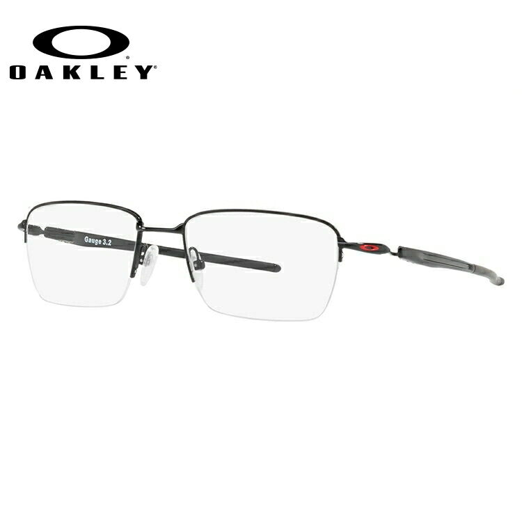 オークリー 眼鏡 フレーム OAKLEY メガネ GAUGE 3.2 BLADE ガレージ3.2ブレード OX5128-0452 52 レギュラーフィット（調整可能ノーズパッド） スクエア型 メンズ レディース 度付き 度なし 伊達 ダテ めがね 老眼鏡 サングラス ラッピング無料