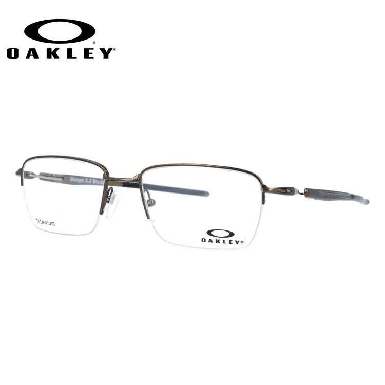 オークリー 眼鏡 フレーム OAKLEY メガネ GAUGE 3.2 BLADE ガレージ3.2ブレード OX5128-0252 52 レギュラーフィット（調整可能ノーズパッド） スクエア型 メンズ レディース 度付き 度なし 伊達 ダテ めがね 老眼鏡 サングラス