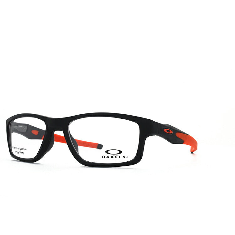オークリー 眼鏡 フレーム OAKLEY メガネ CROSSLINK MNP クロスリンクMNP OX8090-0153 53 TrueBridge（4種ノーズパッド付） スクエア型 スポーツ メンズ レディース 度付き 度なし 伊達 ダテ めがね 老眼鏡 サングラス ラッピング無料