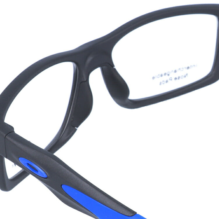 【訳あり・店頭展示品/外箱なし】オークリー 眼鏡 フレーム OAKLEY メガネ CROSSLINK MNP クロスリンクMNP OX8141-0756 56 TrueBridge（4種ノーズパッド付） スクエア型 スポーツ メンズ レディース 度付き 度なし 伊達 ダテ めがね 老眼鏡 サングラス