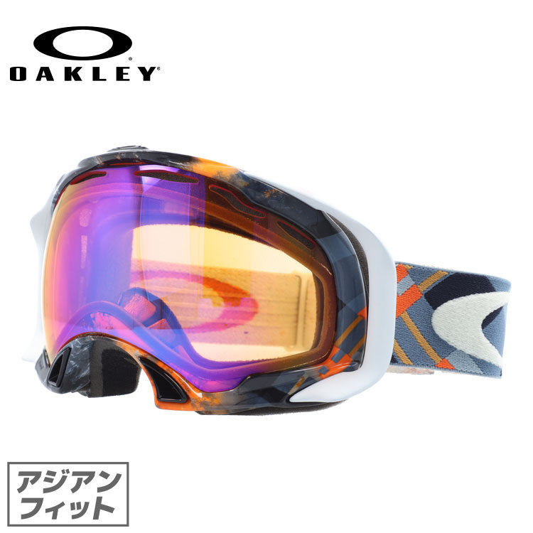 【訳あり】オークリー ゴーグル スプライス SPLICE OAKELY 59-507J アジアンフィット メンズ レディース 男女兼用 シグネチャー スキーゴーグル スノーボード 【Hi Persimmon】 プレゼント