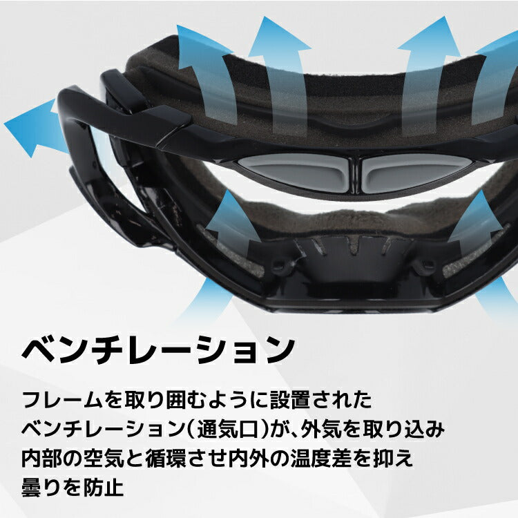 【訳あり】オークリー ゴーグル エアブレイク OAKLEY AIRBRAKE エアーブレイク 59-281 レギュラーフィット ミラーレンズ メンズ レディース 男女兼用 シグネチャー スキーゴーグル スノーボード 【Black Iridium】 プレゼント