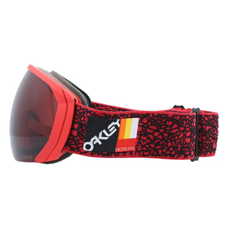 OAKLEY フライトパス L スノーゴーグル Flight Path Snow Goggles レッドラインクラッキー OO7110 45