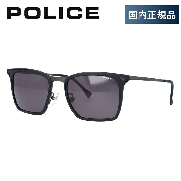 【訳あり】【国内正規品】ポリス サングラス POLICE SPL154I 0U28 53サイズ スクエア メンズ UVカット ラッピング無料