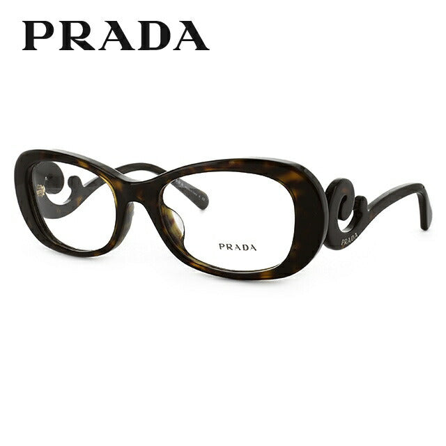 【訳あり】【国内正規品】プラダ メガネ 度付き 度なし 伊達メガネ 眼鏡 PRADA ミニマルバロック PR09PVA 2AU1O1 54 ハバナ アジアンフィット MINIMAL BAROQUE レディース メンズ UVカット 紫外線 ラッピング無料