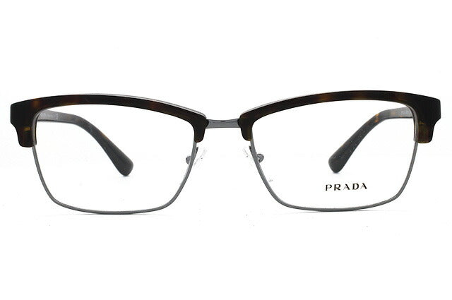 【訳あり】【国内正規品】プラダ メガネ 度付き 度なし 伊達メガネ 眼鏡 PRADA PR20SV 2AU1O1 55サイズ スクエア型 メンズ レディース UVカット 紫外線 ラッピング無料