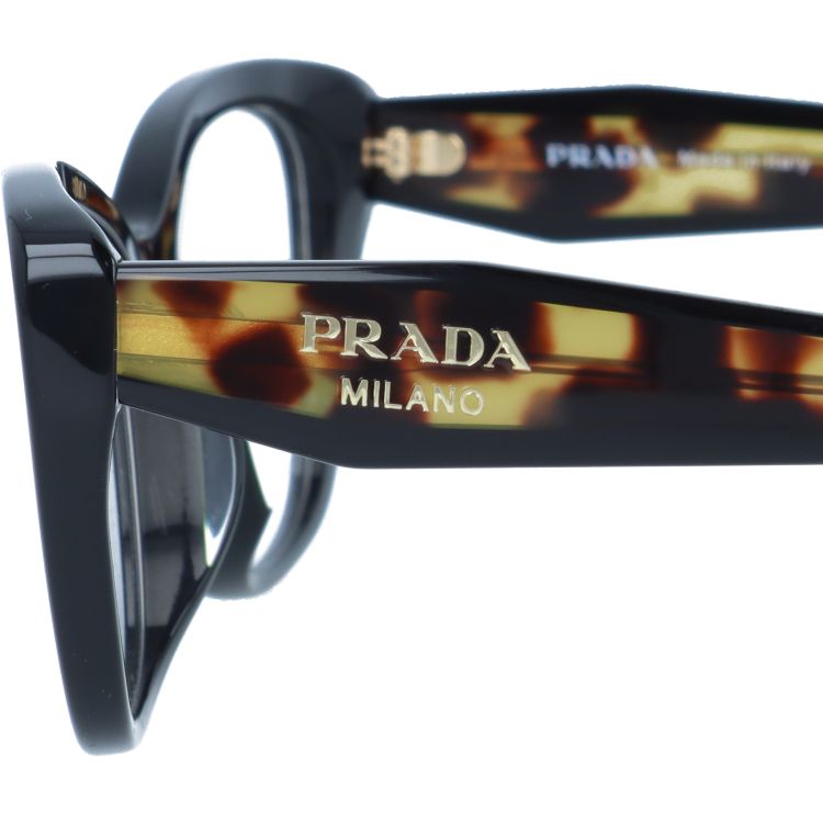 【国内正規品】プラダ メガネフレーム 伊達メガネ アジアンフィット PRADA PR 19WVF 1AB1O1 53サイズ フォックス ユニセックス メンズ レディース