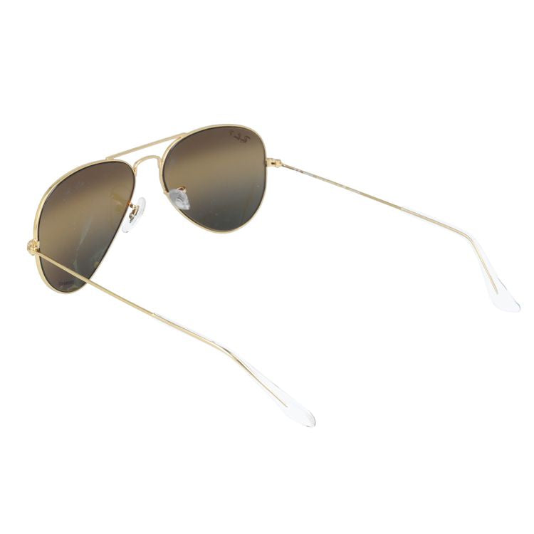 レイバン サングラス アビエーターラージメタル 偏光サングラス ミラーレンズ Ray-Ban AVIATOR LARGE METAL RB3