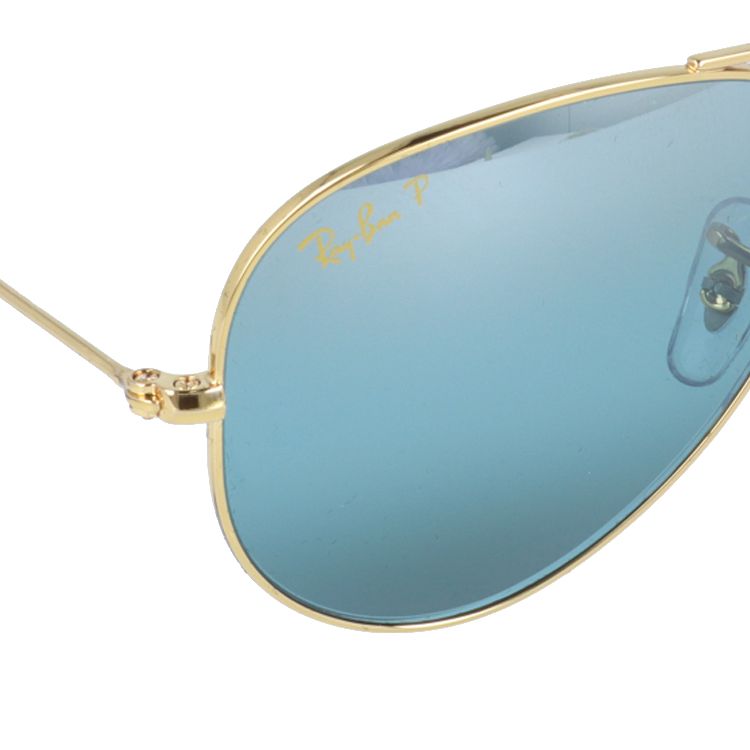 レイバン サングラス アビエーターラージメタル 偏光サングラス ミラーレンズ Ray-Ban AVIATOR LARGE METAL RB3