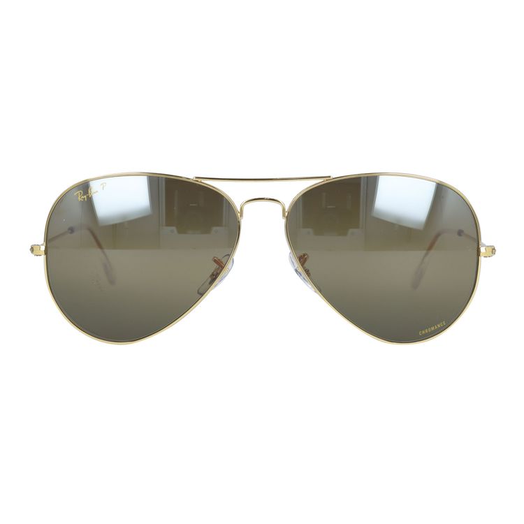 レイバン サングラス アビエーターラージメタル 偏光サングラス ミラーレンズ Ray-Ban AVIATOR LARGE METAL RB3