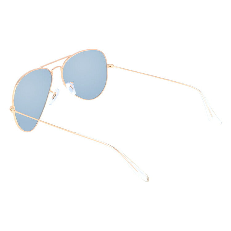 【選べる15色 ライトカラーレンズ】レイバン ライトカラー サングラス Ray-Ban RB3025 L0205 58 レギュラーフィット  AVIATOR アビエーター ティアドロップ型 メンズ レディース アウトドア 運転 ドライブ レジャー UVカット 伊達 メガネ 眼鏡