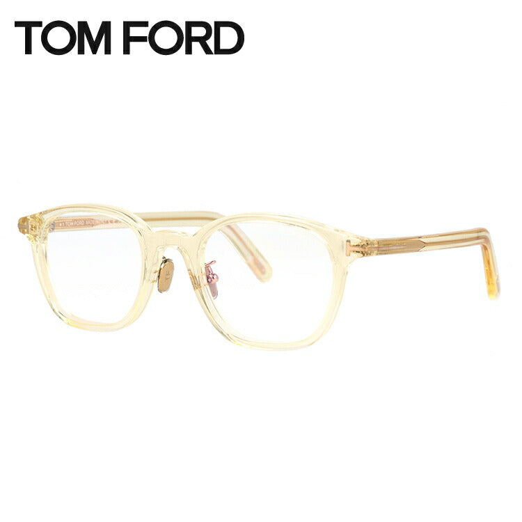 【訳あり】トムフォード メガネフレーム 伊達メガネ アジアンフィット TOM FORD FT5858-D-B 039 49サイズ ウェリントン型 ユニセックス メンズ レディース