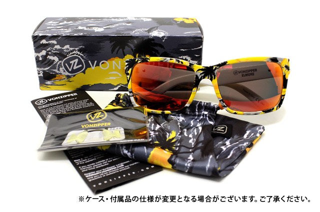 ボンジッパー サングラス VONZIPPER ELMORE YEC エルモア GNARR-WAIIAN オレンジ/ルナグロスレンズ メンズ